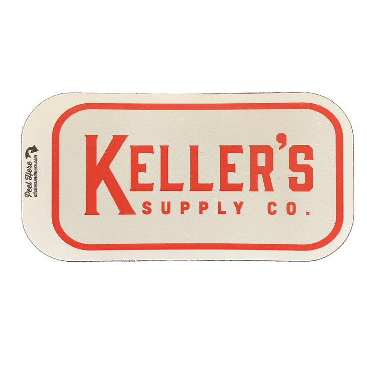 KELLER'S SUPPLY CO. STICKER